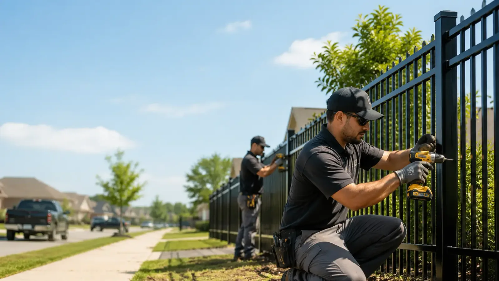 Metal Fence Installation in Hallsville, TX